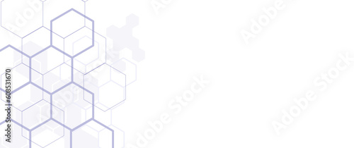 abstract hexagonal chemical pattern design concept, chemical pattern, futuristic pattern for background, backdrop, banner, card, wallpaper