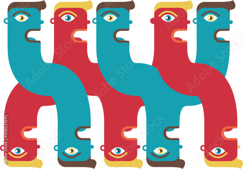A concept for confusion, multiple personalities, chaotic networks, or any other sort of disorder.