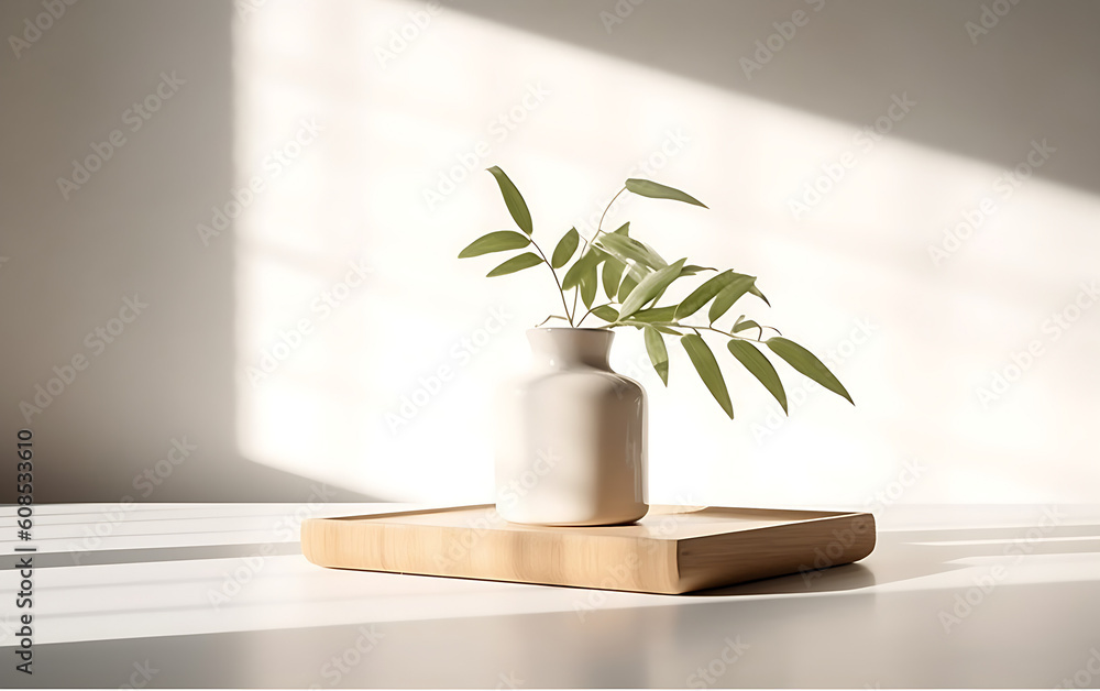 Minimal White Marble Table Corner with Shadow and Pink Light Beam on Concrete Wall Background, Suitable for Product Presentation Backdrop, Display, and Mock up with ai generaive Minimal White Marble Table Corner with Shadow and Pink Light Beam on Concrete Wall Background, Suitable for Product Presentation Backdrop, Display, and Mock up with ai generaive