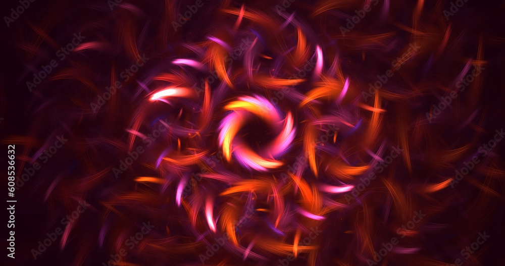 Fototapeta premium 3D rendering abstract fractal light background