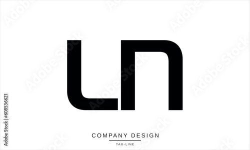 NU, UN, Abstract Letters Logo Monogram