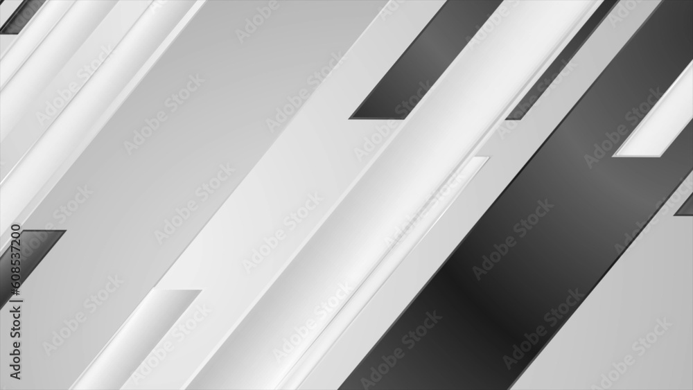 Grey and black geometric tech abstract background Grey and black geometric tech abstract background