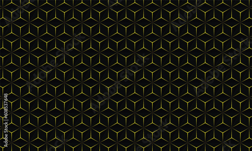 Abstract geometric pattern with lines, 3D pattern seamless vector background