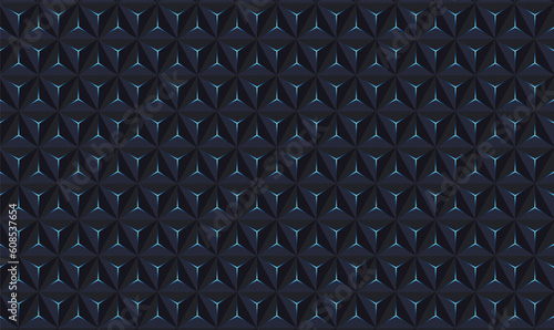 Photos Abstract geometric pattern with lines, 3D pattern seamless vector background