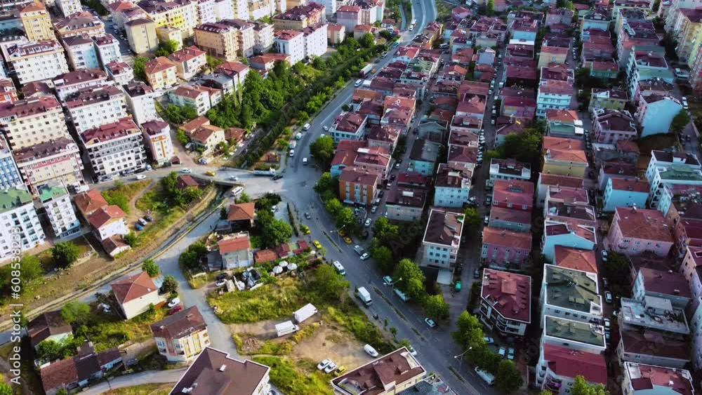 Aerial view of city istanbul Aerial view of city istanbul