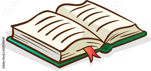 Vector stack of books. Pile of books isolated on white background. Colorful illustration