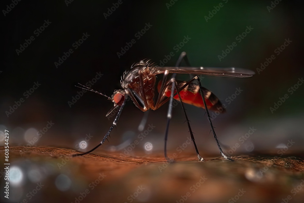 Fototapeta premium closeup Mosquitoes