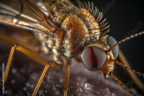 closeup Mosquitoes © waranyu