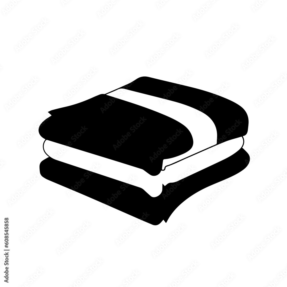 Bed sheet Logo Monochrome Design Style Stock Vector Adobe Stock