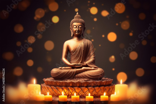 buddha statue generative ai