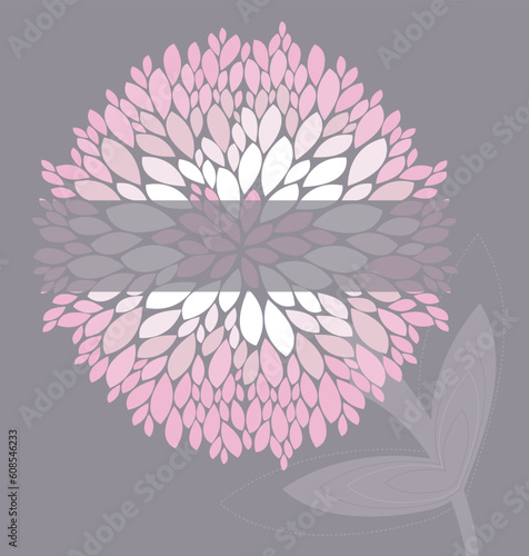 Peony bouquet background birthday card or invitation