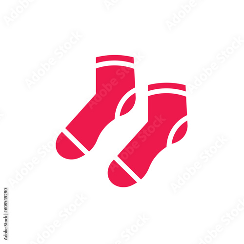 clothing cold sock solid icon