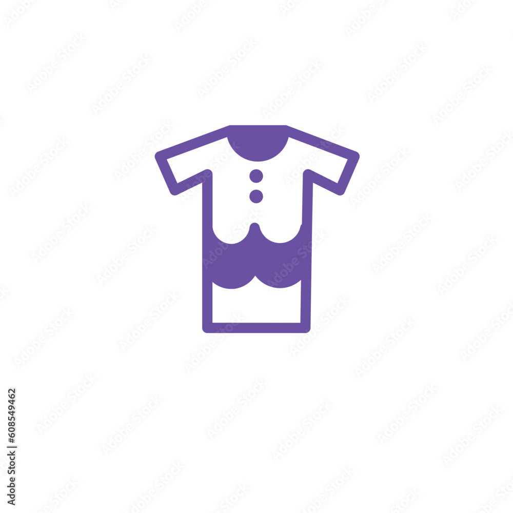 clothes dress fashion solid icon