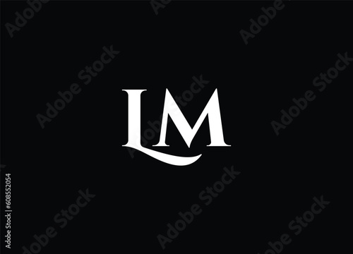  LM Letter logo design and vector logo
