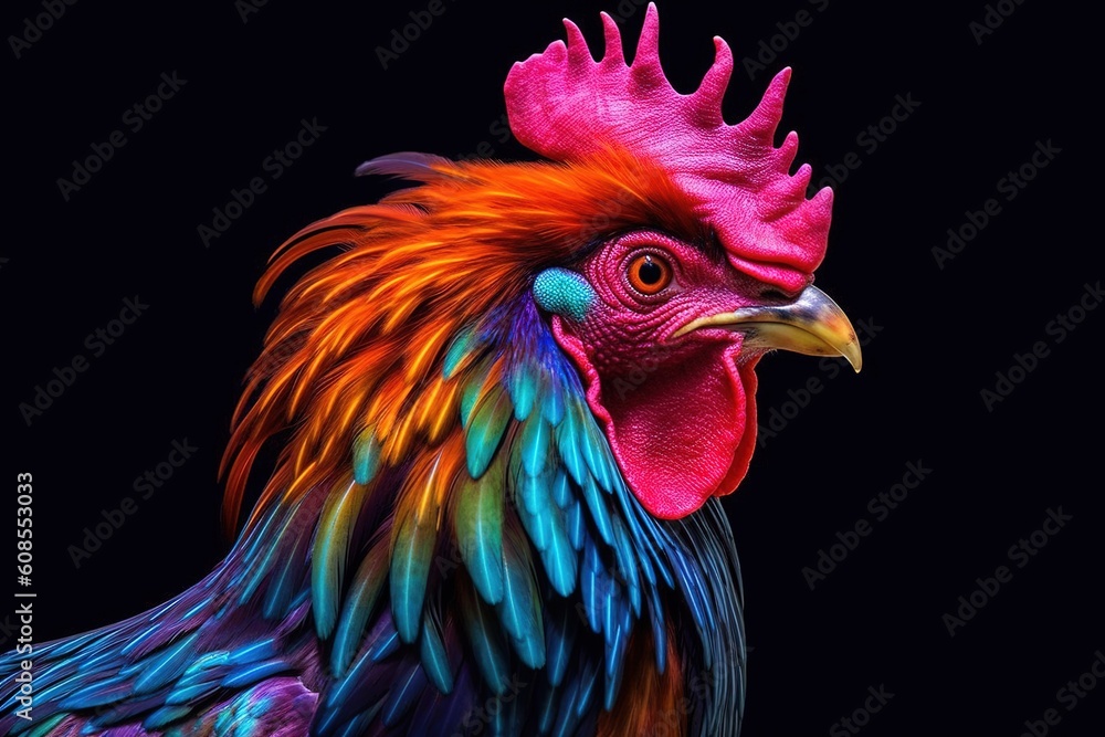 Beautiful Color Rooster 