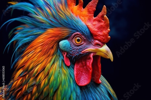 Beautiful Color Rooster 