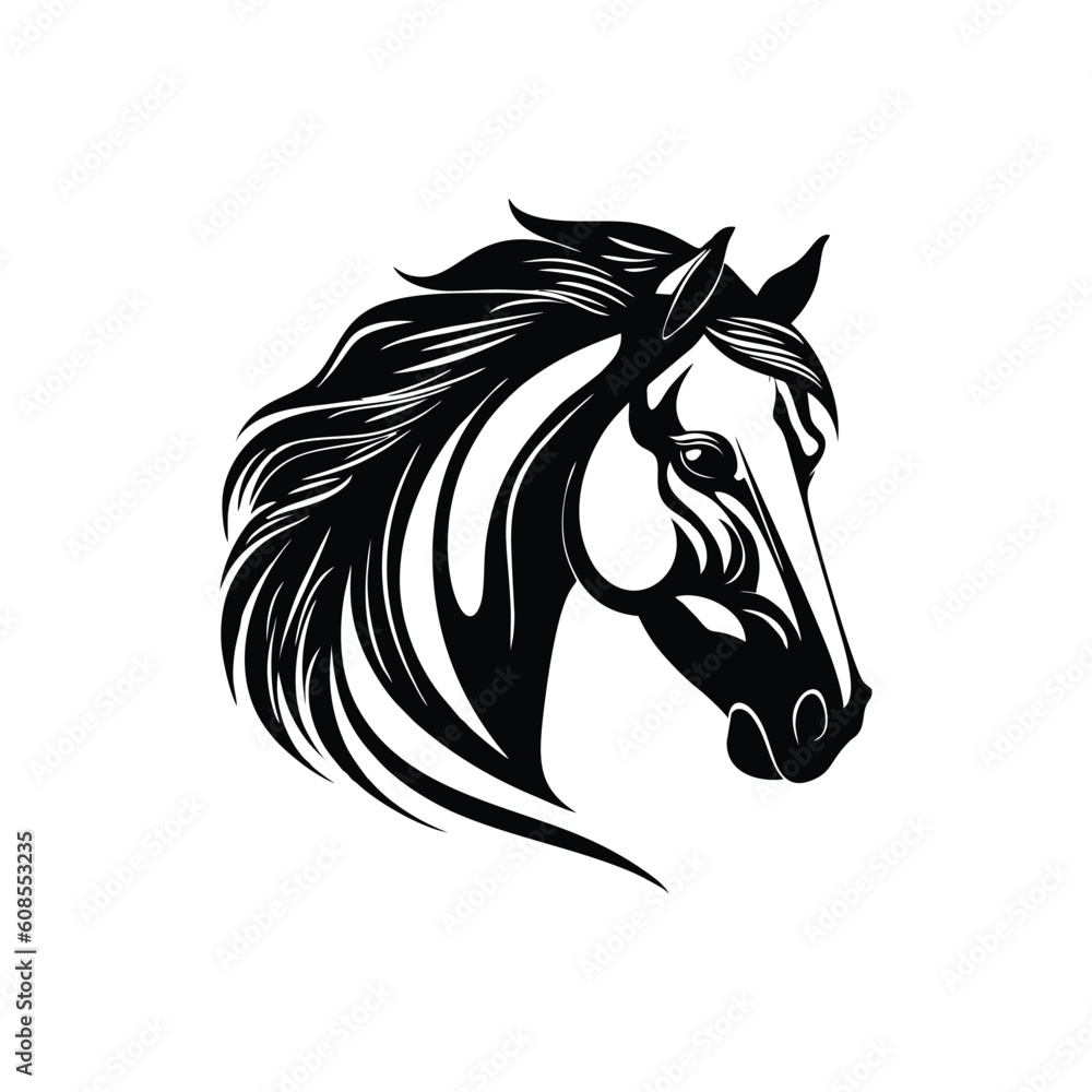 horse logo design black and white horse logo design black and white