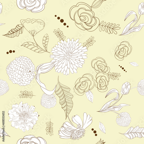 Floral seamless pattern