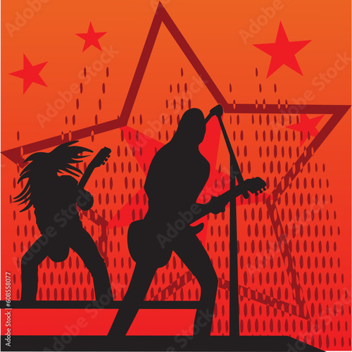 rock stars band concert