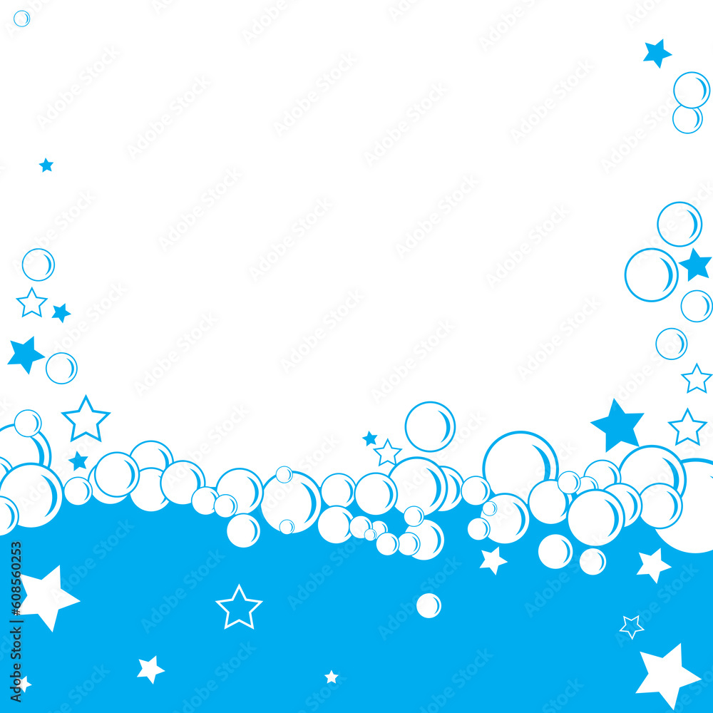 Abstract blue circle background. Vector winter illustration. Abstract blue circle background. Vector winter illustration.