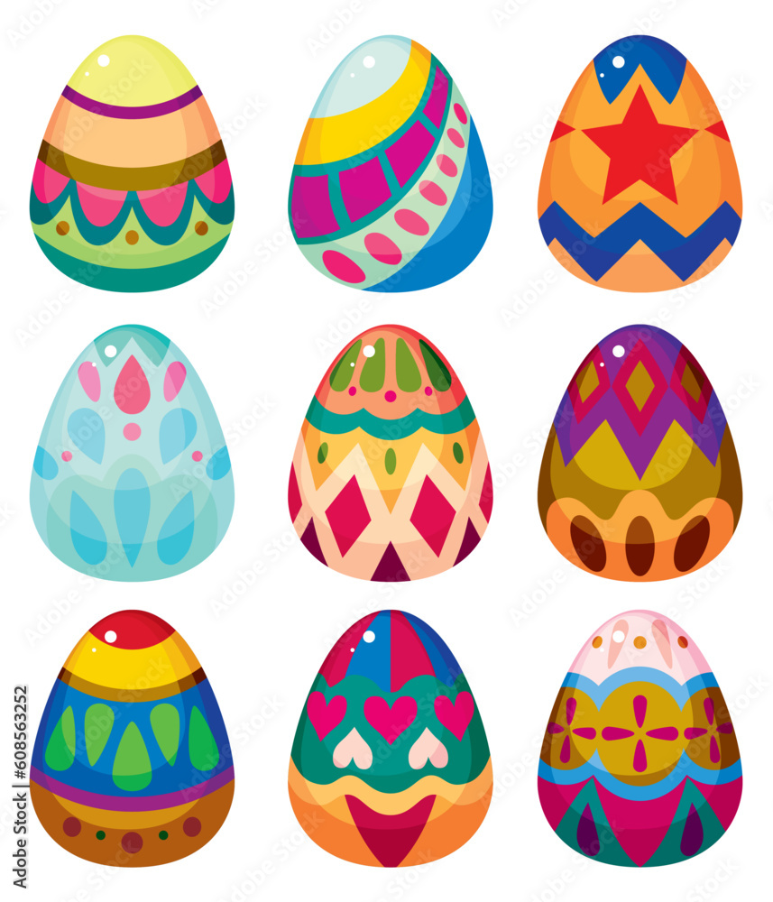 cartoon Easter egg icon cartoon Easter egg icon