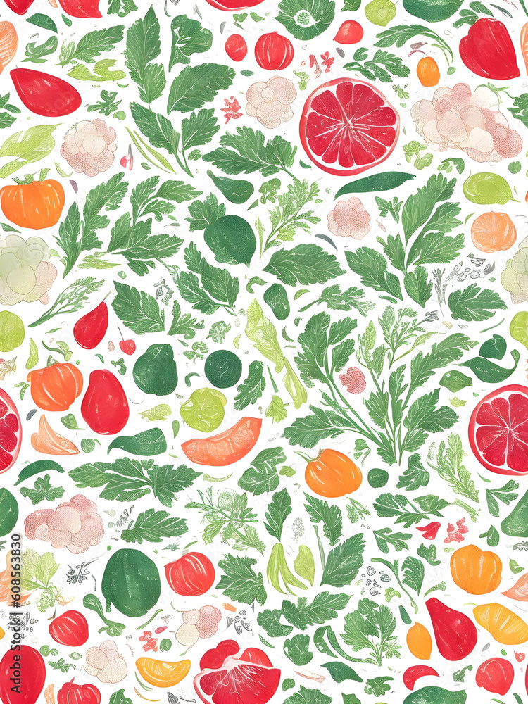 seamless background with fruits seamless background with fruits