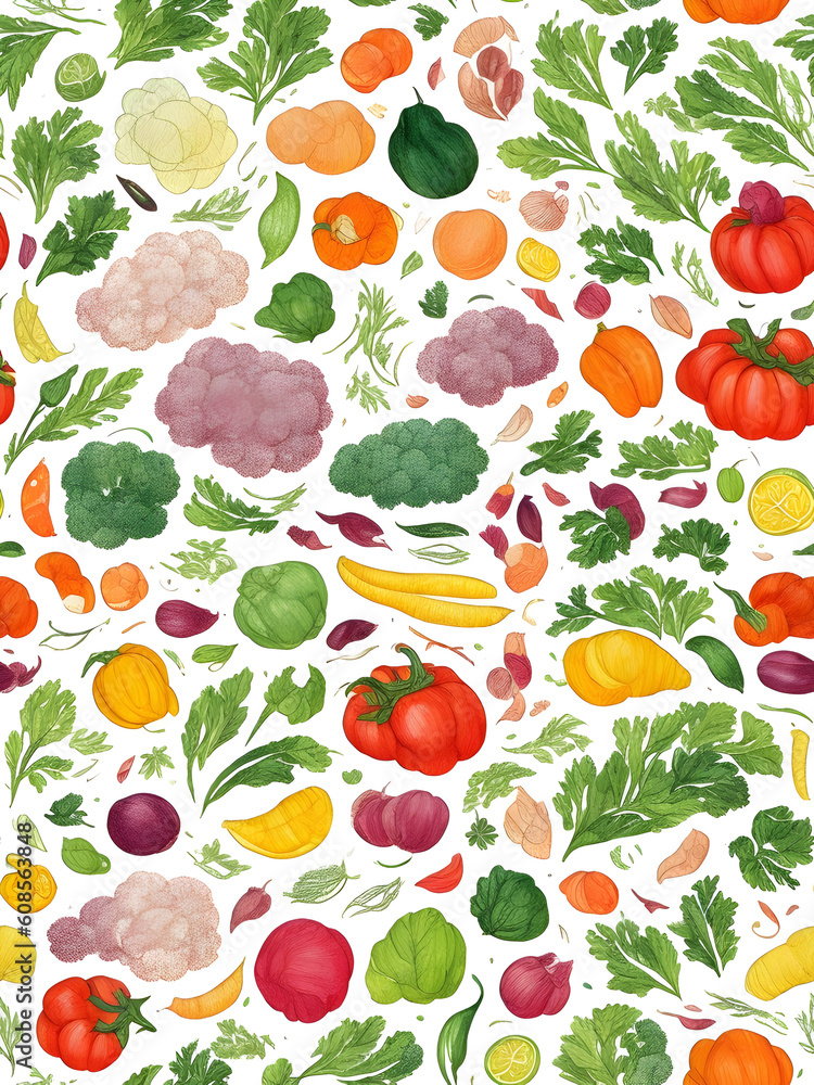 Obraz premium background with vegetables