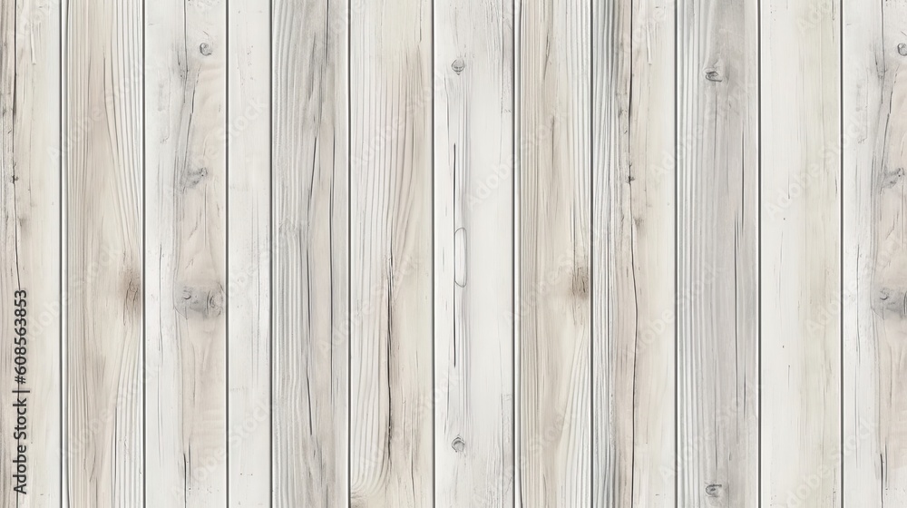 Naklejka premium A minimalist white wood panel wall with smooth white paint finish. Generative ai