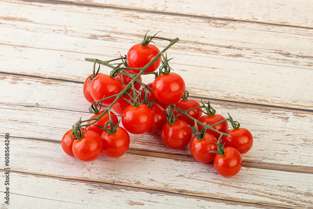 Ripe sweet Cherry tomato branch Ripe sweet Cherry tomato branch