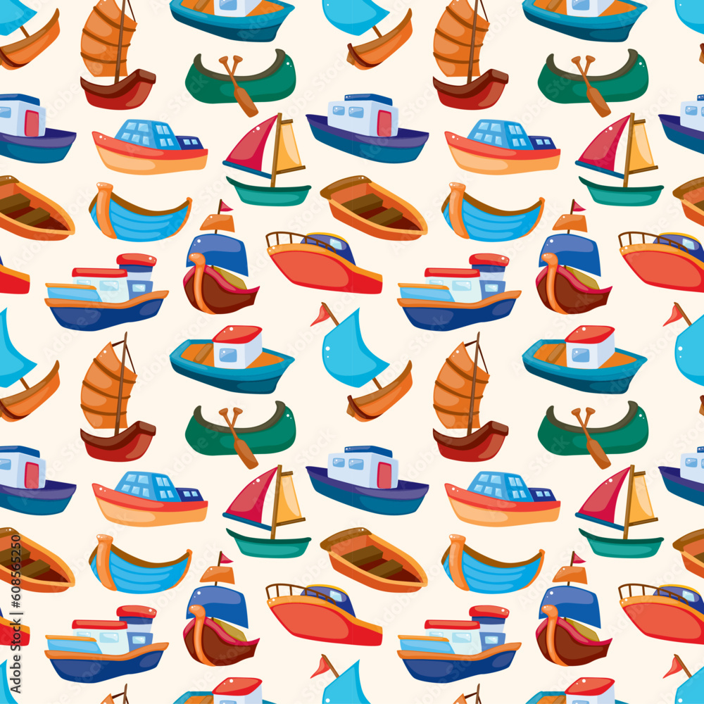 seamless boat pattern seamless boat pattern