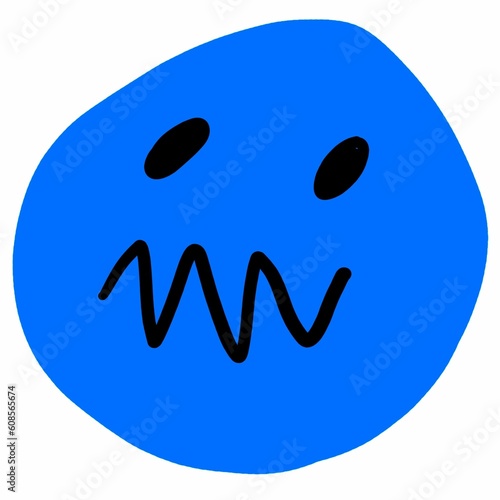 circle color cute face