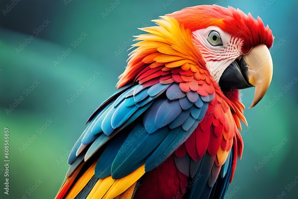 blue and yellow macaw