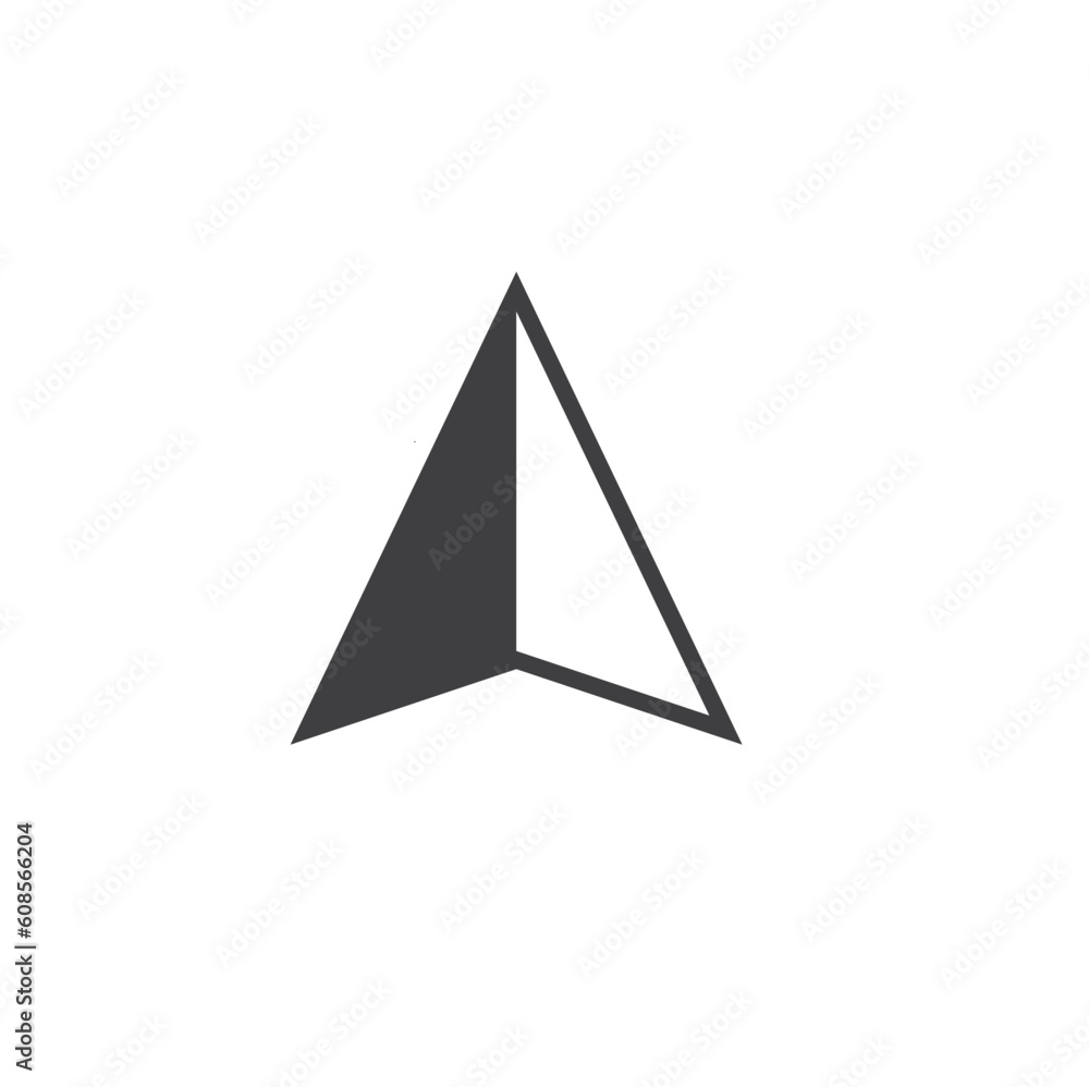 illustration of compass, guide to navigation, vector art. illustration of compass, guide to navigation, vector art.