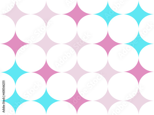 patron de circunferencias blancas con colores de la bandera transgénero en las intersecciones, plantilla de círculos con colores pasteles, 