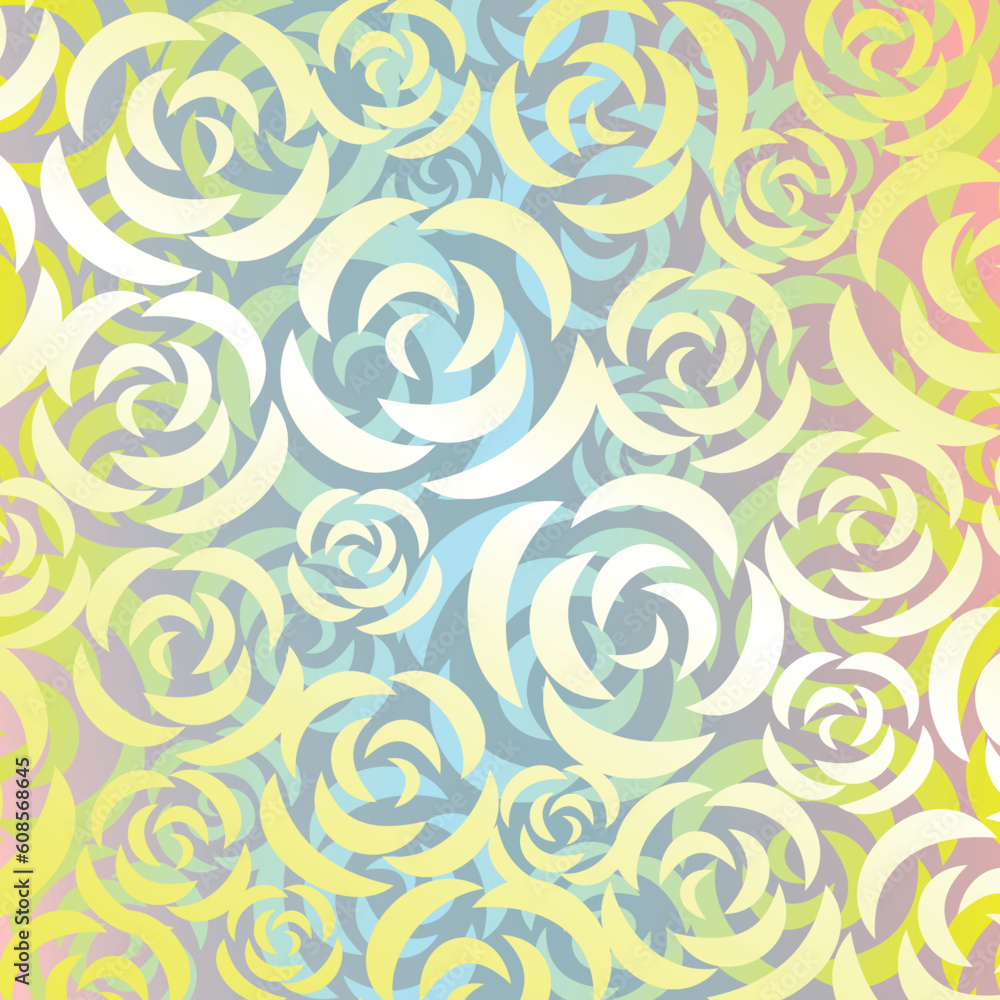 Stylized rose silhouettes on a light background. Stylized rose silhouettes on a light background.