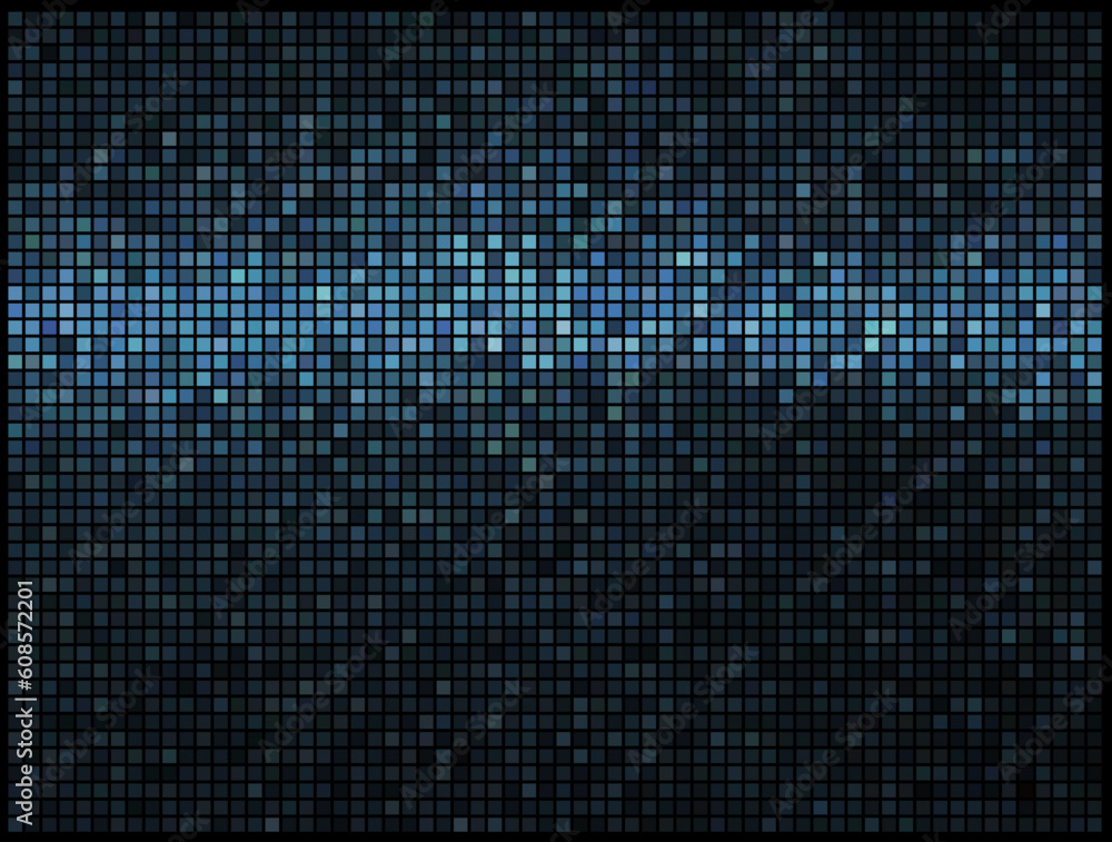 Multicolor abstract lights blue disco background. Square pixel mosaic vector Multicolor abstract lights blue disco background. Square pixel mosaic vector