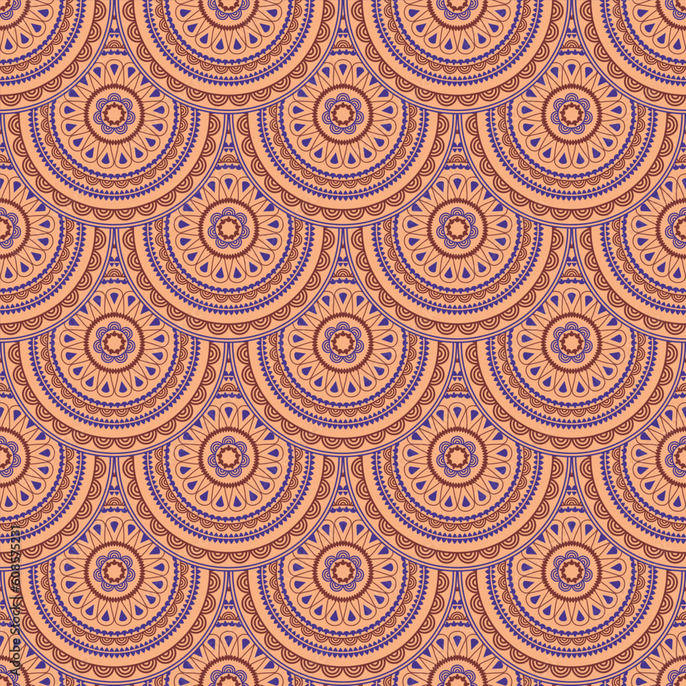vector seamless eastern style  background