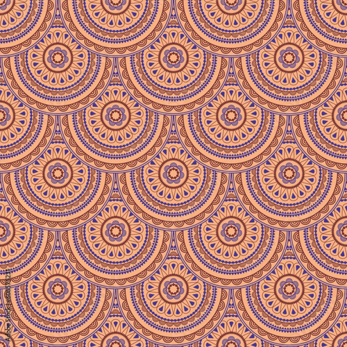 vector seamless eastern style background