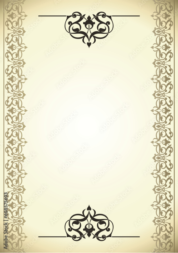vintage frame vector of useful to embellish your layout