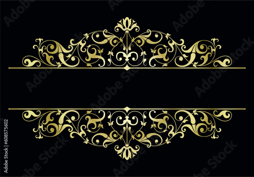 Vintage background with vintage banner