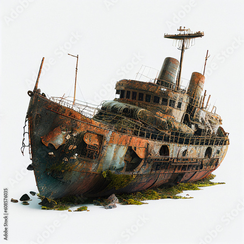 AI generative aged objects