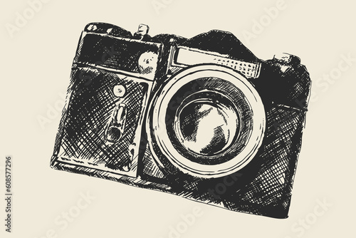 retro camera sketch (hand drawing by me)