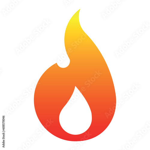 Fire flame logo vector illustration design template. vector fire flames sign illustration isolated. fire icon