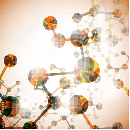 dna molecule, abstract background