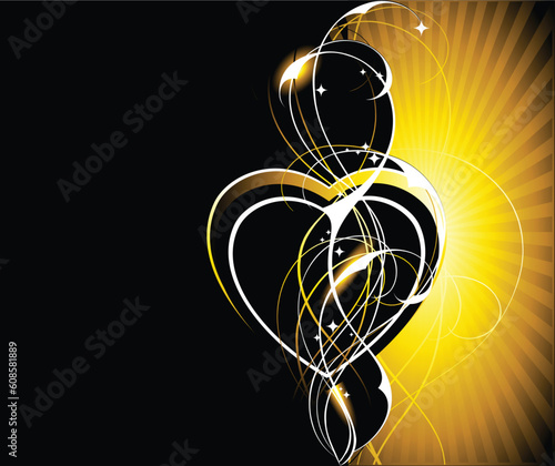 heart frame, this illustration may be useful as designer work