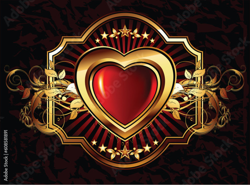 heart frame, this illustration may be useful as designer work