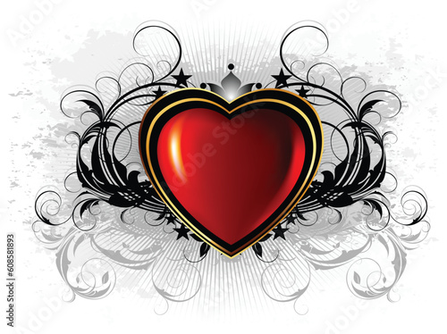 heart frame, this illustration may be useful as designer work