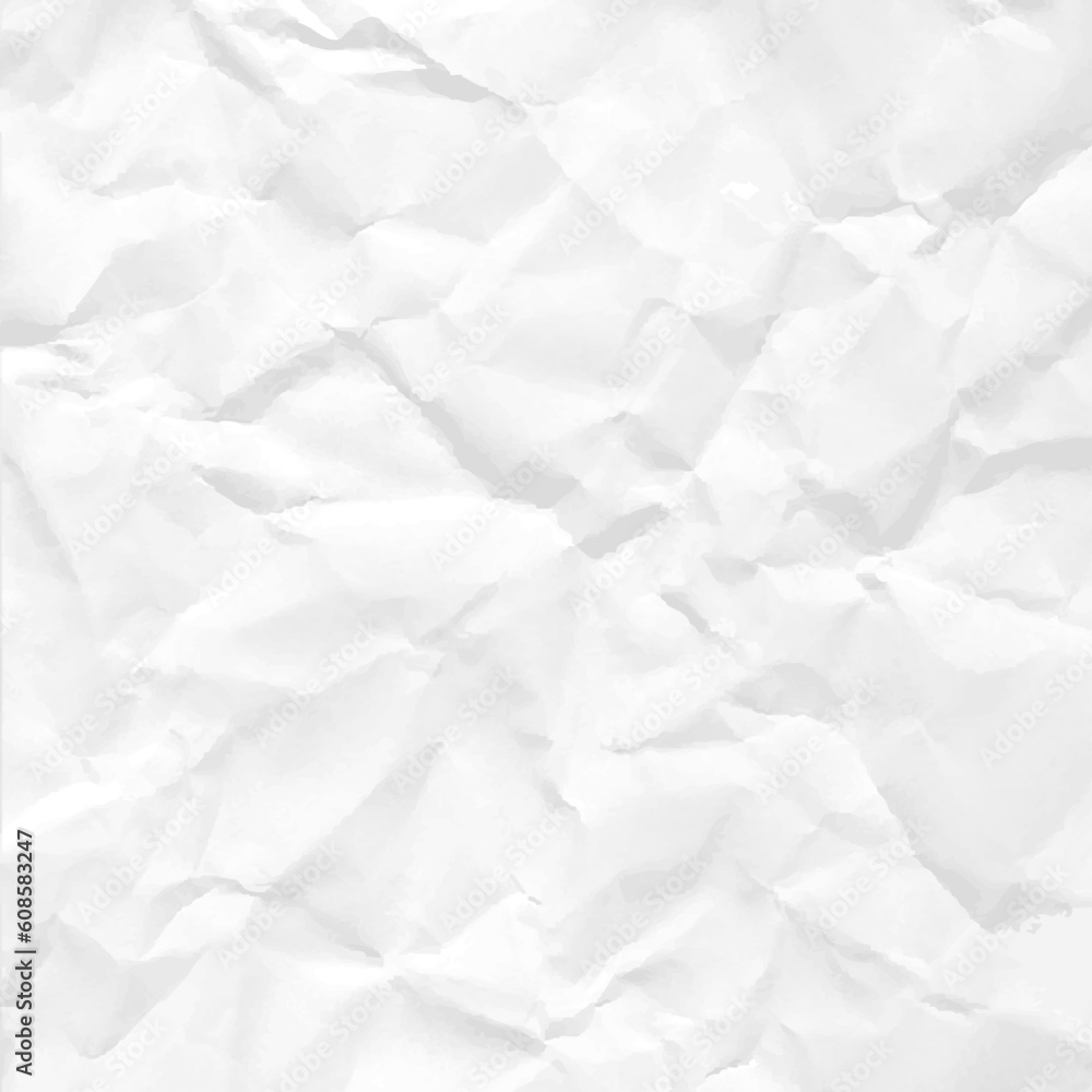 Paper crumpled seamless texture vector office background. Paper crumpled seamless texture vector office background.