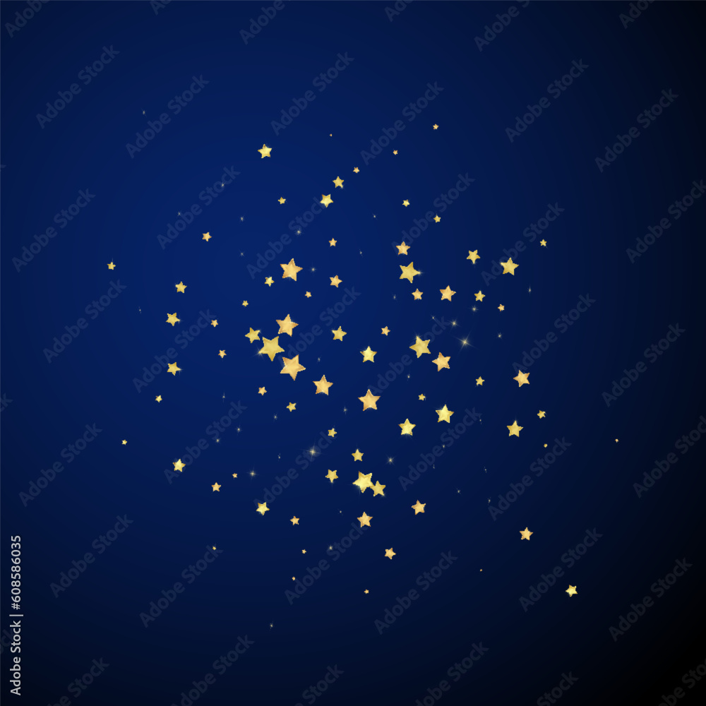Magic stars vector overlay. Gold stars scattered Magic stars vector overlay. Gold stars scattered