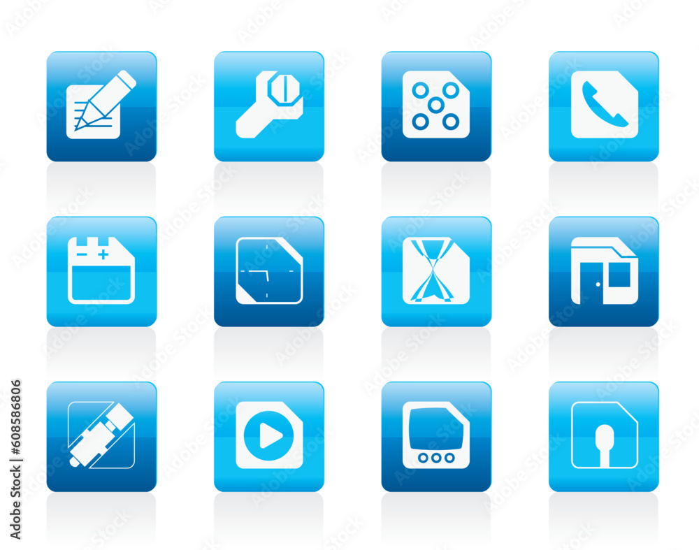 Mobile Phone, Computer and Internet Icons - Vector Icon Set 2 Mobile Phone, Computer and Internet Icons - Vector Icon Set 2